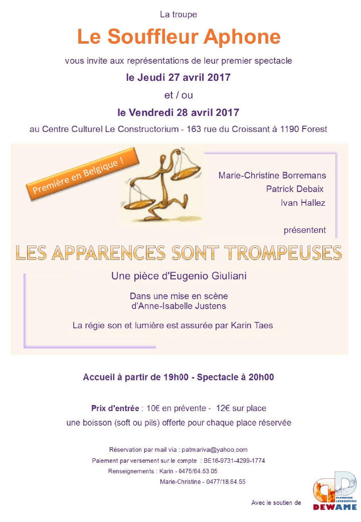 Les apparences sont trompeuses